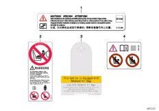 Plaquette Airbag